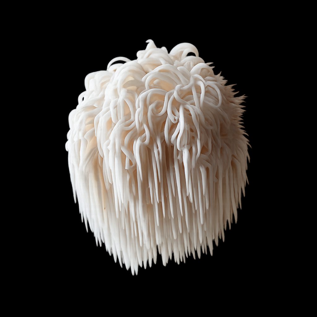 Lion’s Mane mushroom (Hericium erinaceus) fruiting body